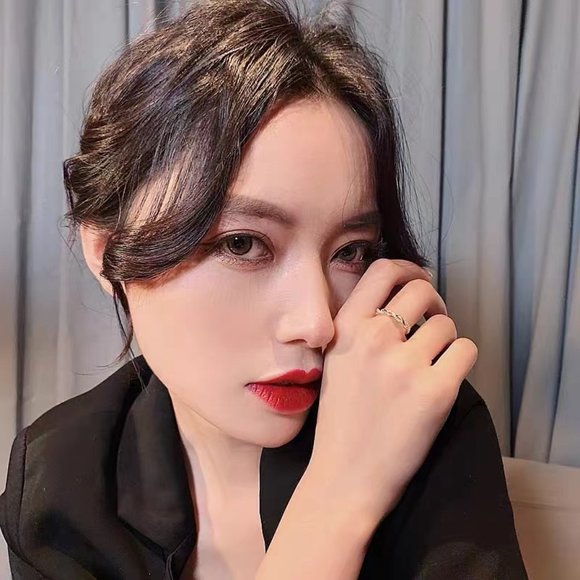 Twist zircon open ring girl - Picture 4 of 7